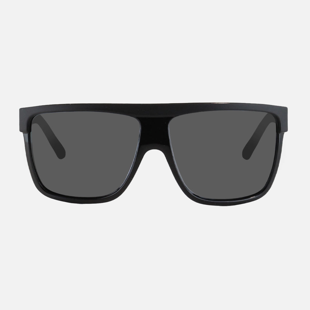 Rocker Polarized Gloss Black Frame Sunglasses - Main Image