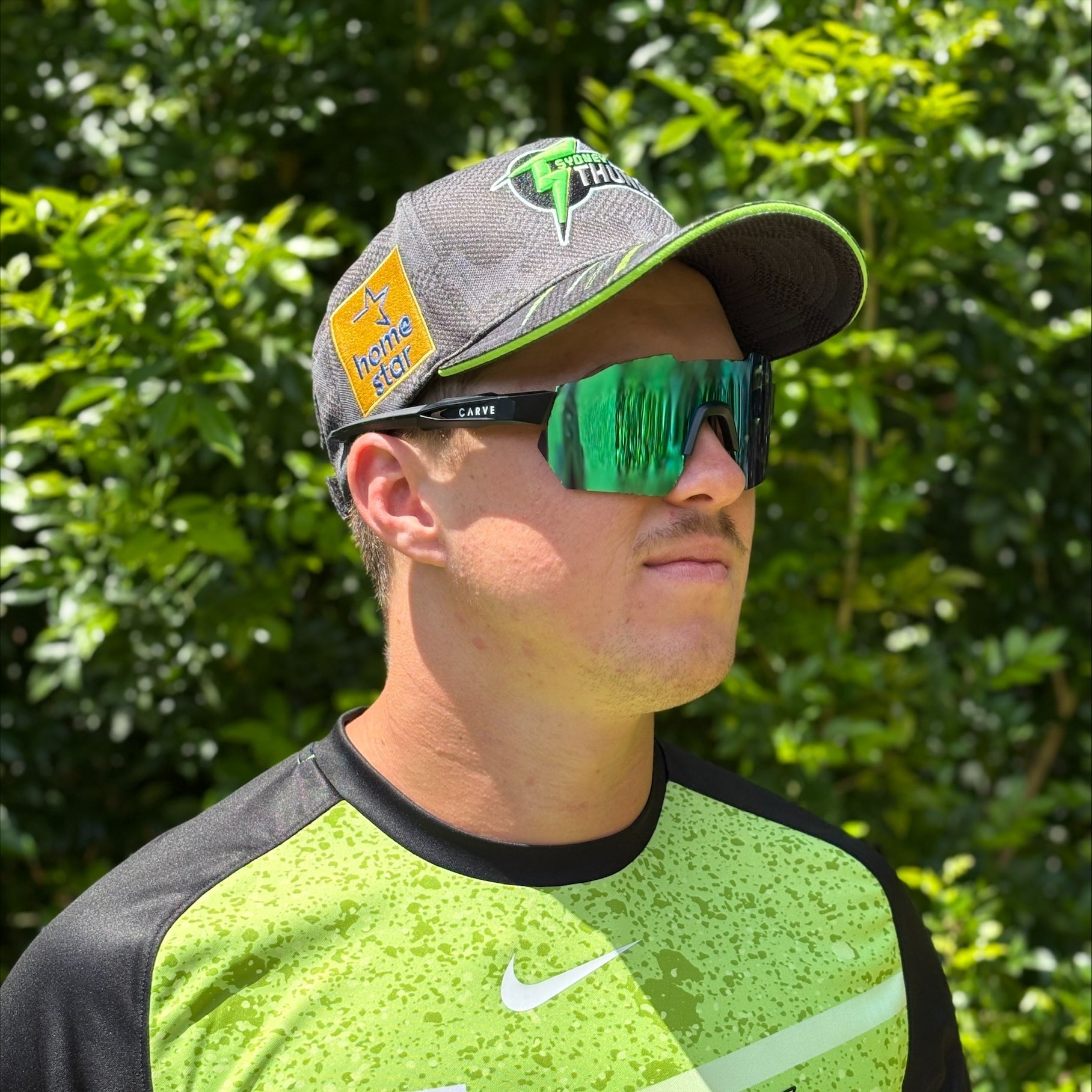 Level Up -  Frame: Matte Black <br> Lens: Rose with External Green Purple Iridium