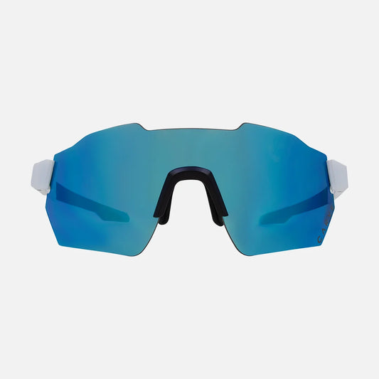 Level Up - Frame: Matte White <br> Lens: Rose with External Blue Iridium