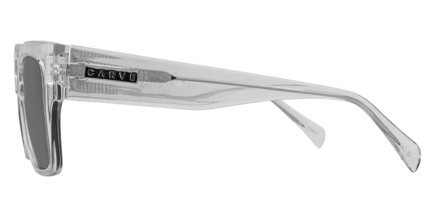 Zeus - Crystal Clear Frame with Grey Lens