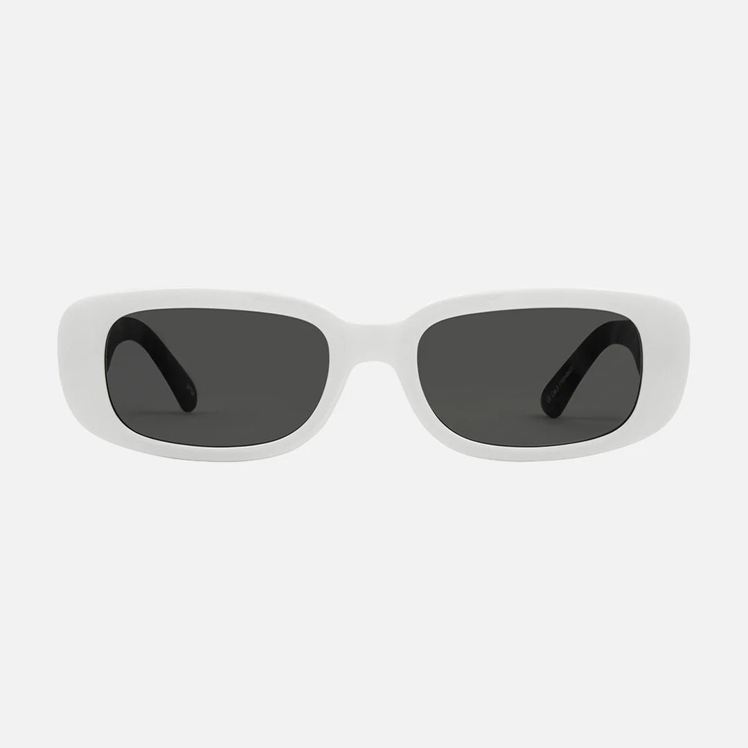 Status - Gloss White/Matt Black Frame with Grey Lens