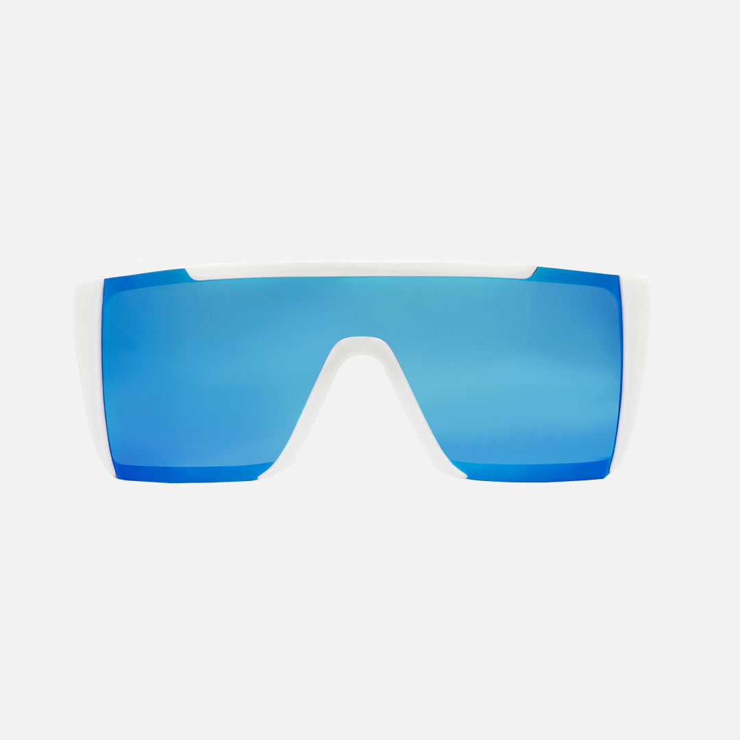 Equinox - Gloss White Frame Grey Lens with Blue Iridium
