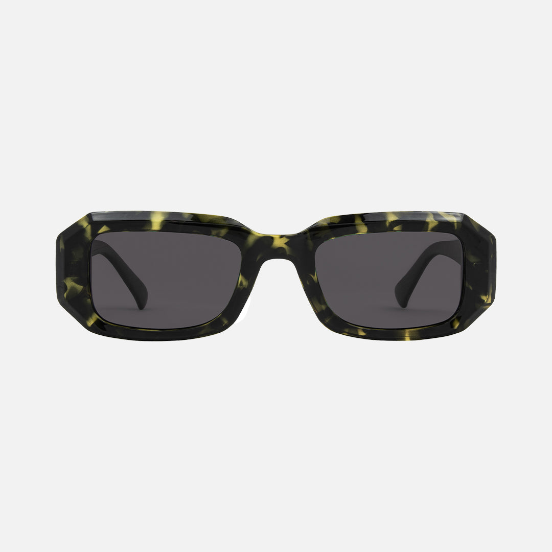 Asher - Gloss Fire Tort front & Matt Back Temple with Grey Lens