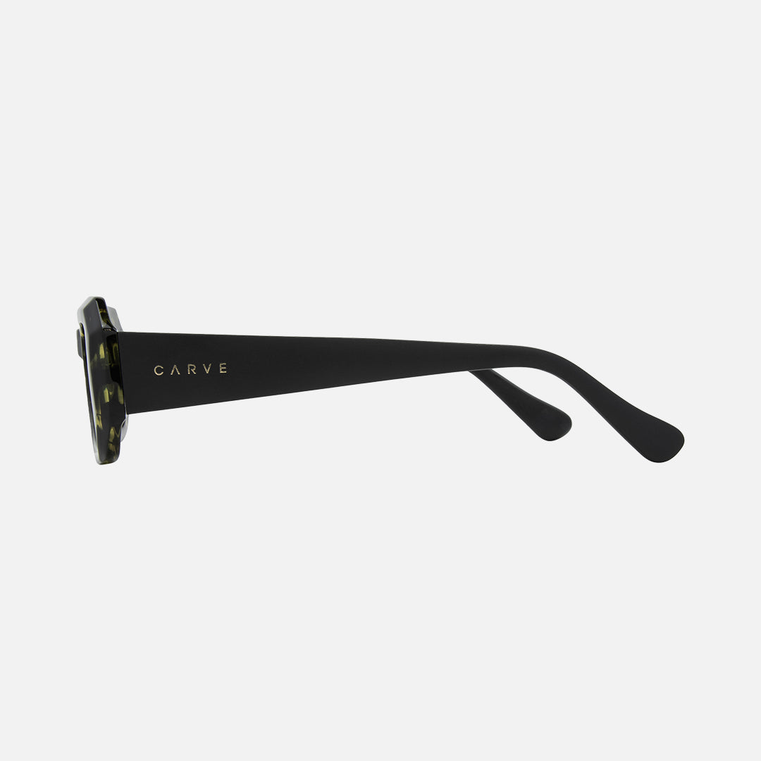 Asher - Gloss Fire Tort front & Matt Back Temple with Grey Lens