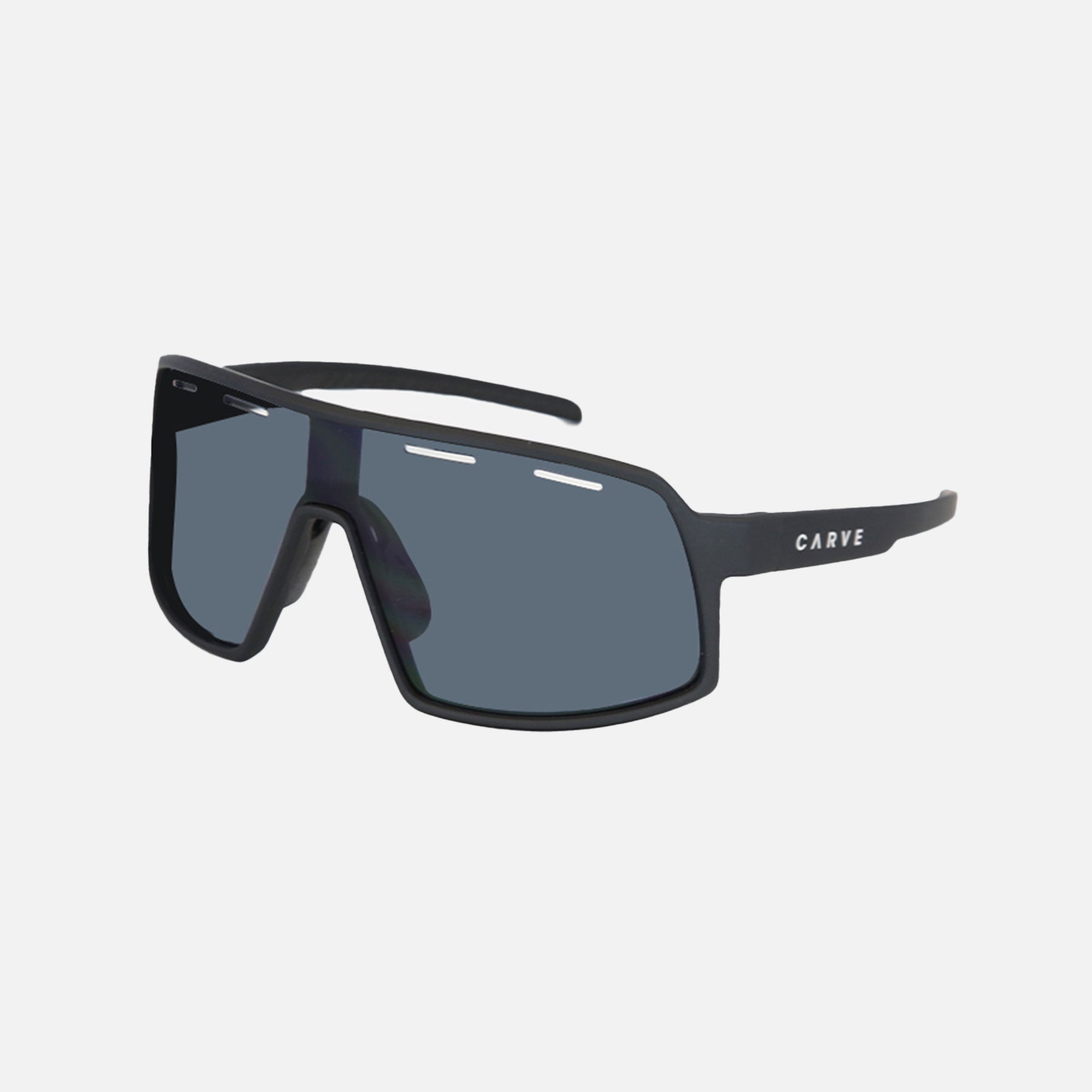 SIERRA HD - Matte Black Frame, Grey Lens plus VENTING