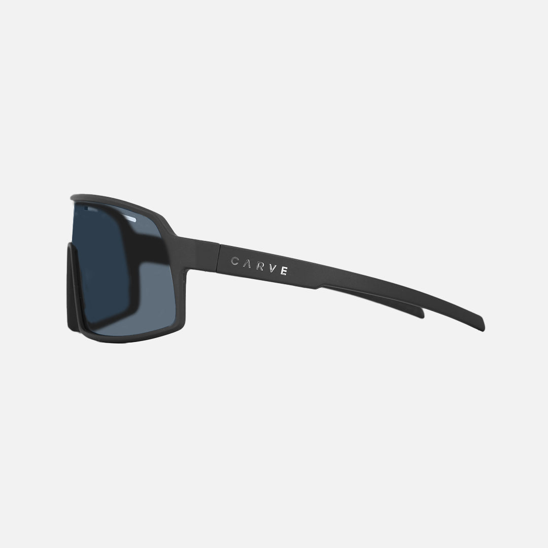 Sierra - Matt Black Frame Grey Lens with Venting