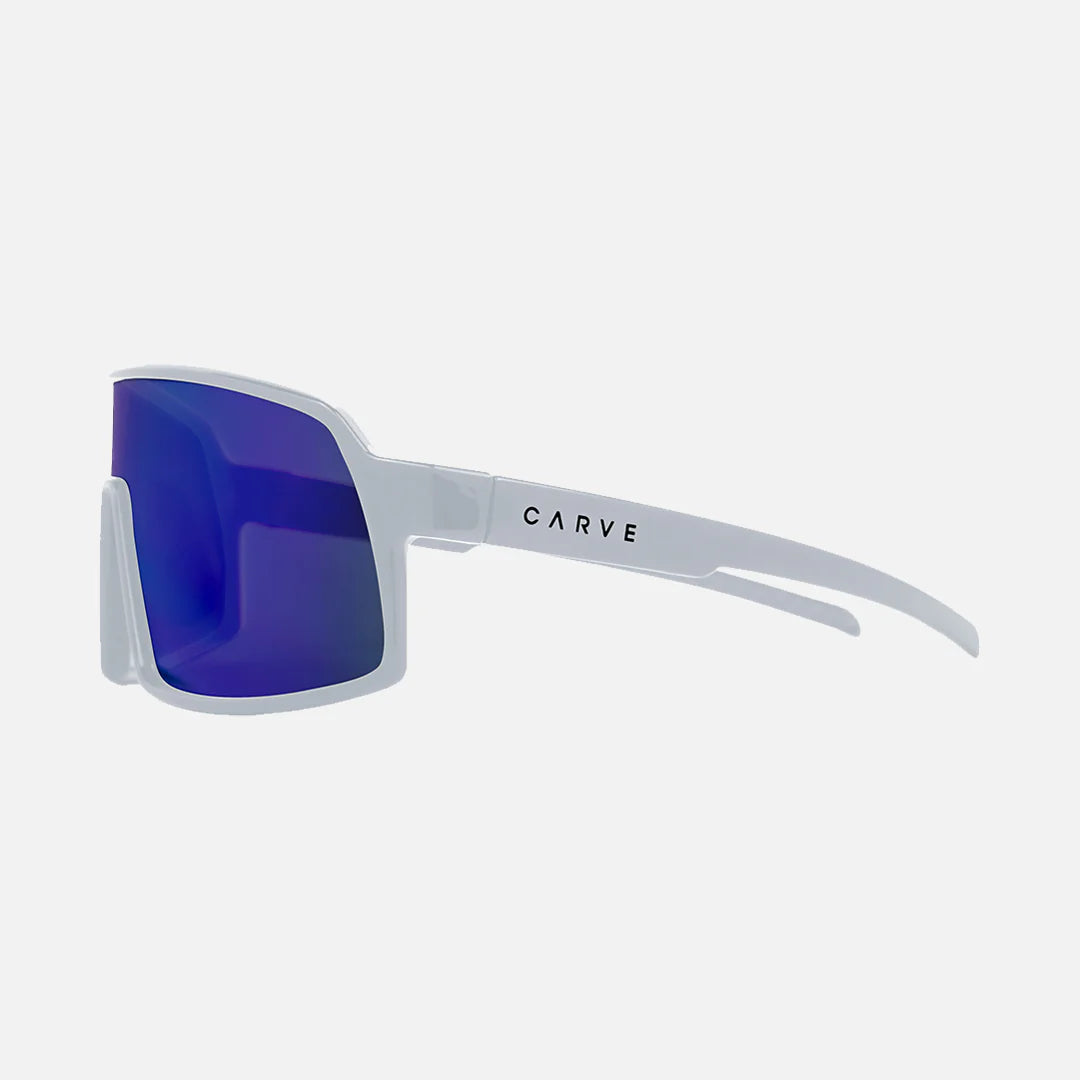 Sierra HD - Frame: Gloss White <br> Lens: Rose with External Blue Iridium