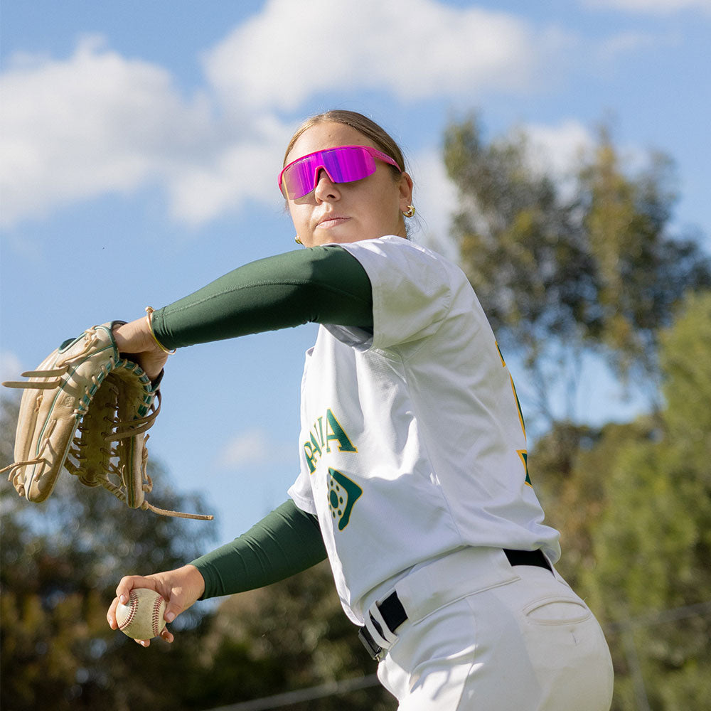 Velocity - Frame: Gloss Pink <br> Lens: Grey with External Pink Iridium plus Venting