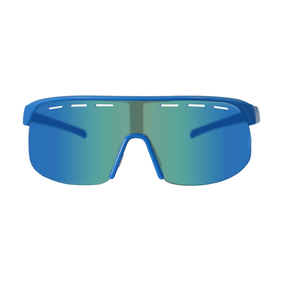 VELOCITY - Gloss blue w full white blue iri venting
