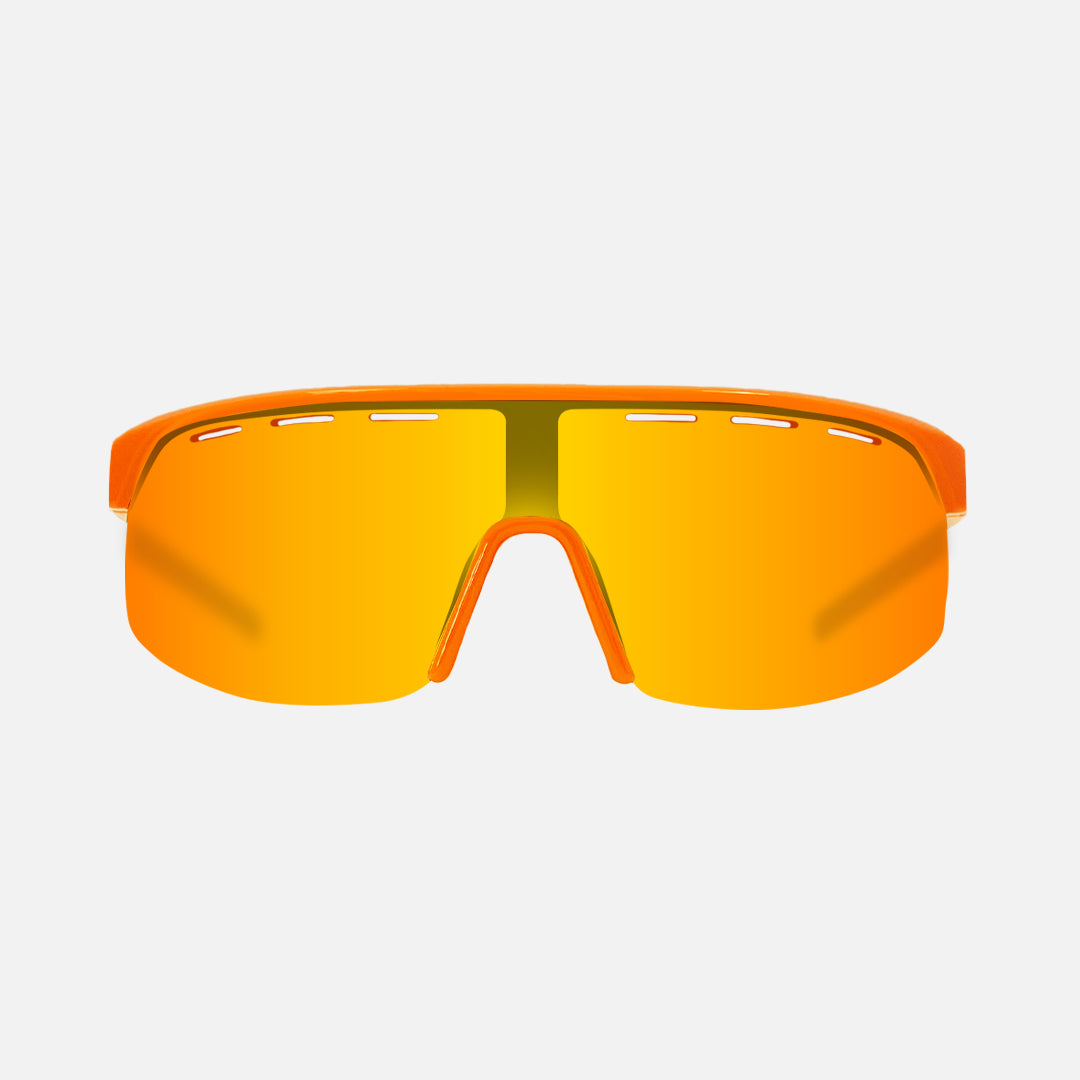 Velocity HD - Gloss Orange Frame, Grey Lens with Orange Iridium plus Venting