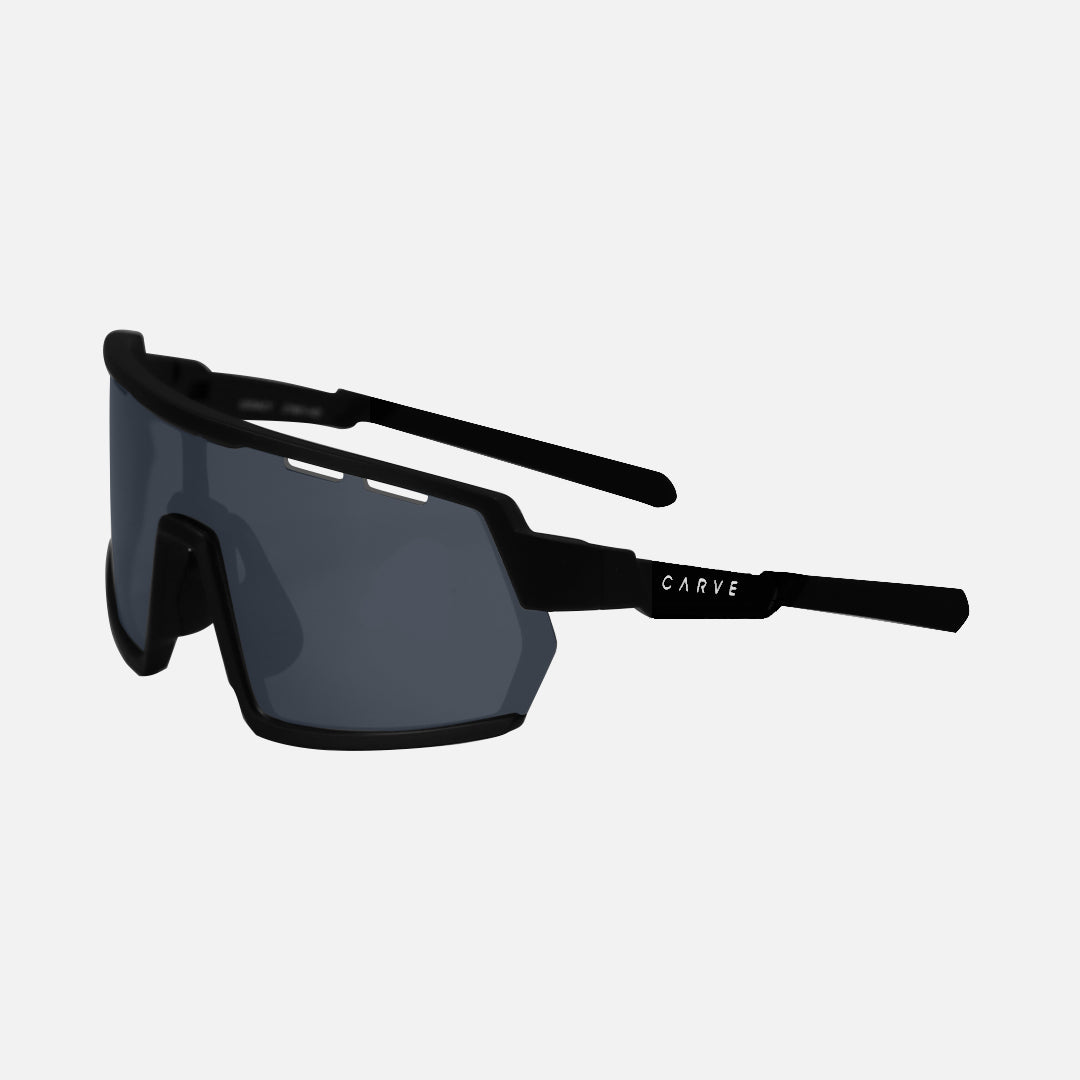 Legacy - Matte Black Frame, Grey Lens plus Venting