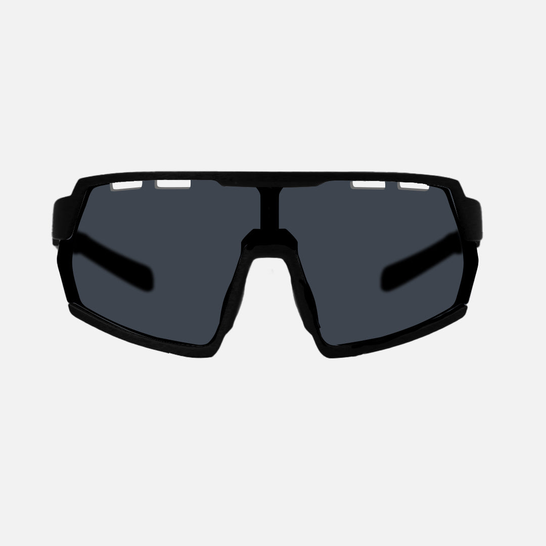 Legacy - Matte Black Frame, Grey Lens plus Venting