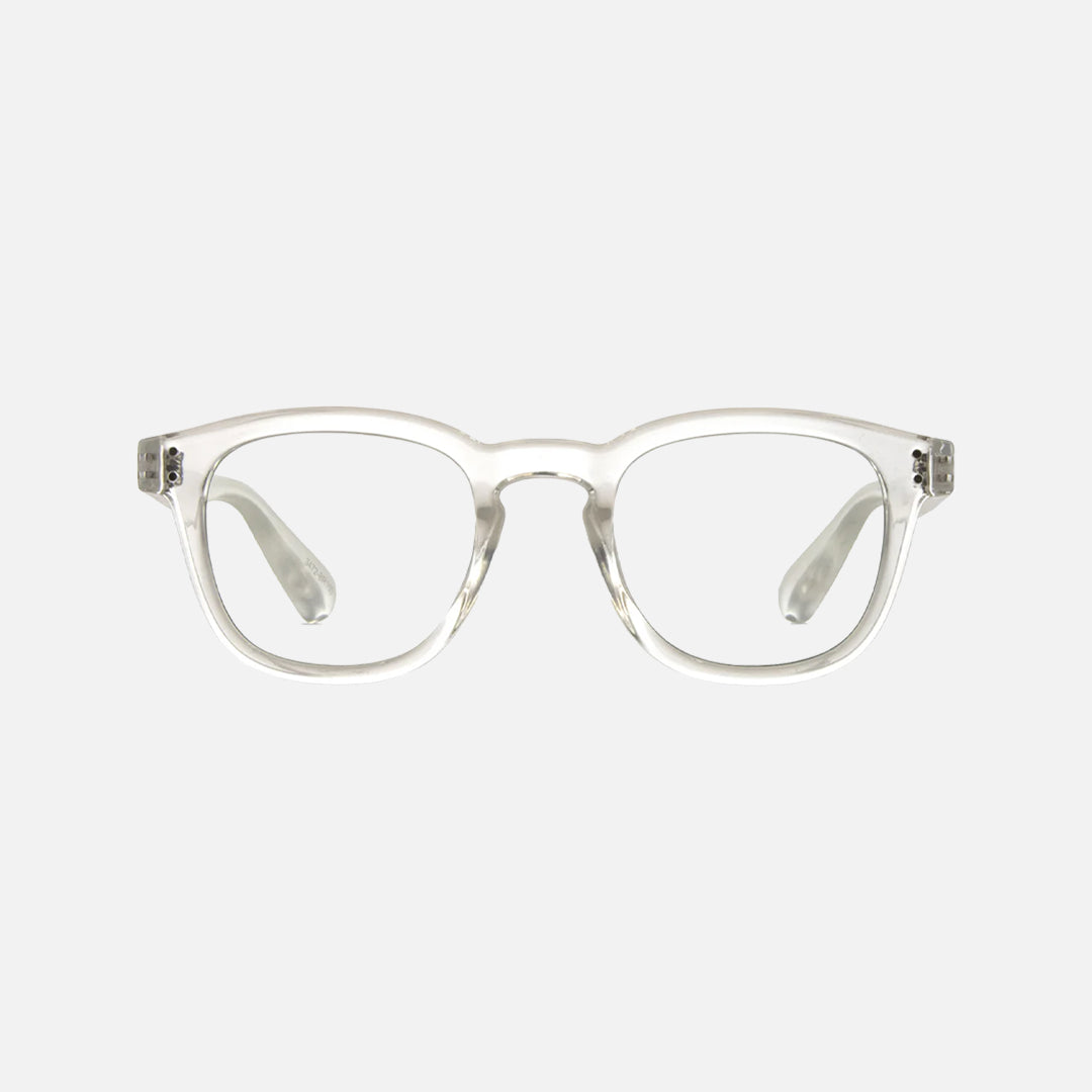 Havana Blue Light Gloss Clear Frame Glasses