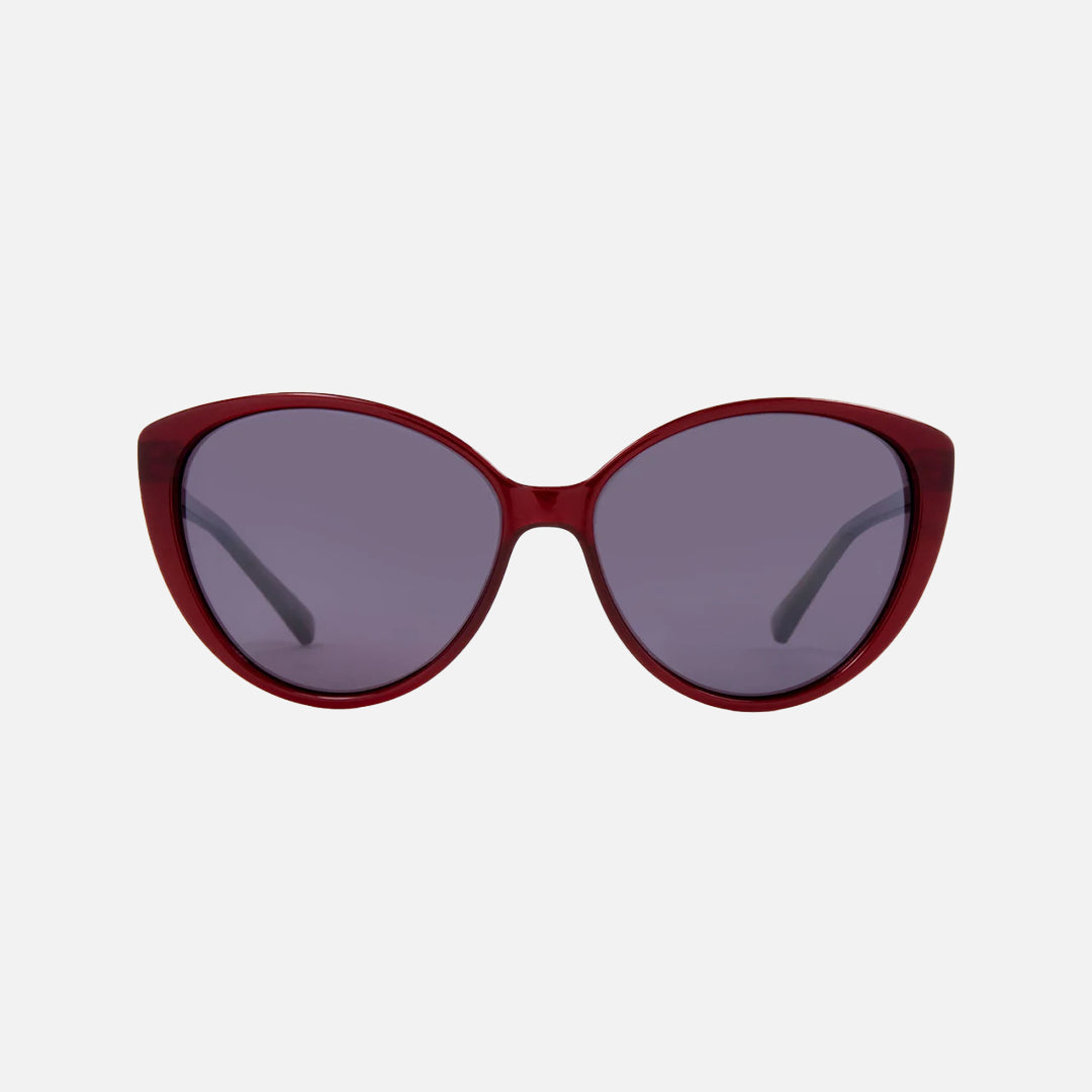 Morgenthal Frederics Brigitte Red Pink Oversized Sunglasses Handmade France E2 The Butterflies - Monarch – Morgenthal Frederics main image 3