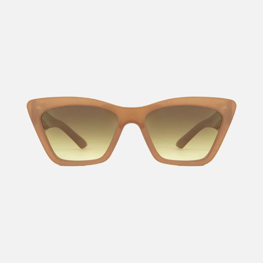 Tahoe - Gloss Translucent Nude Frame with  Gradient Brown Lens