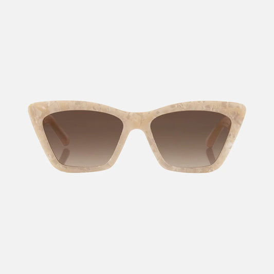 Tahoe - Creamy Quartz Frame with Brown Gradient Lens
