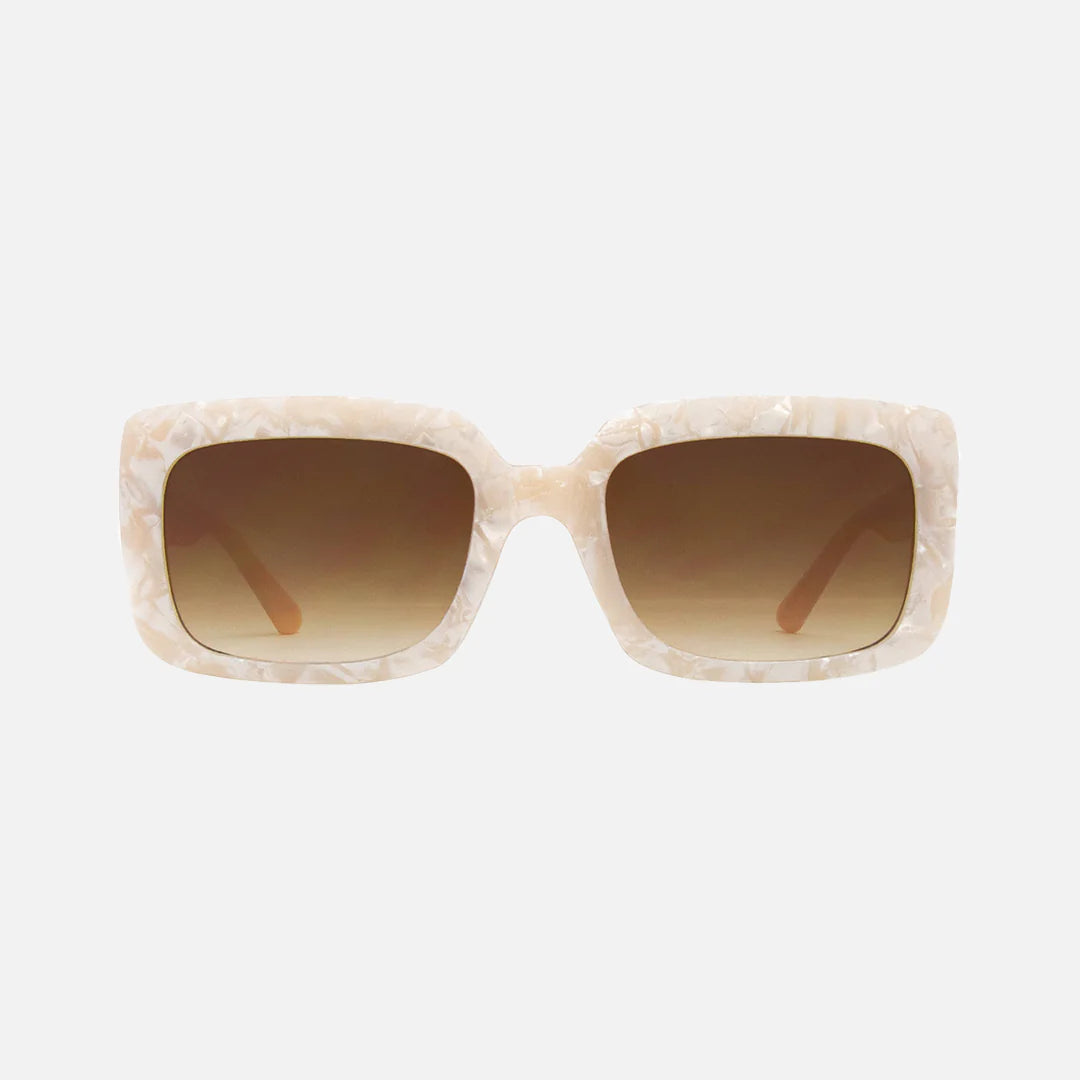 Laguna - Creamy Quartz Frame with Brown Gradient Lens