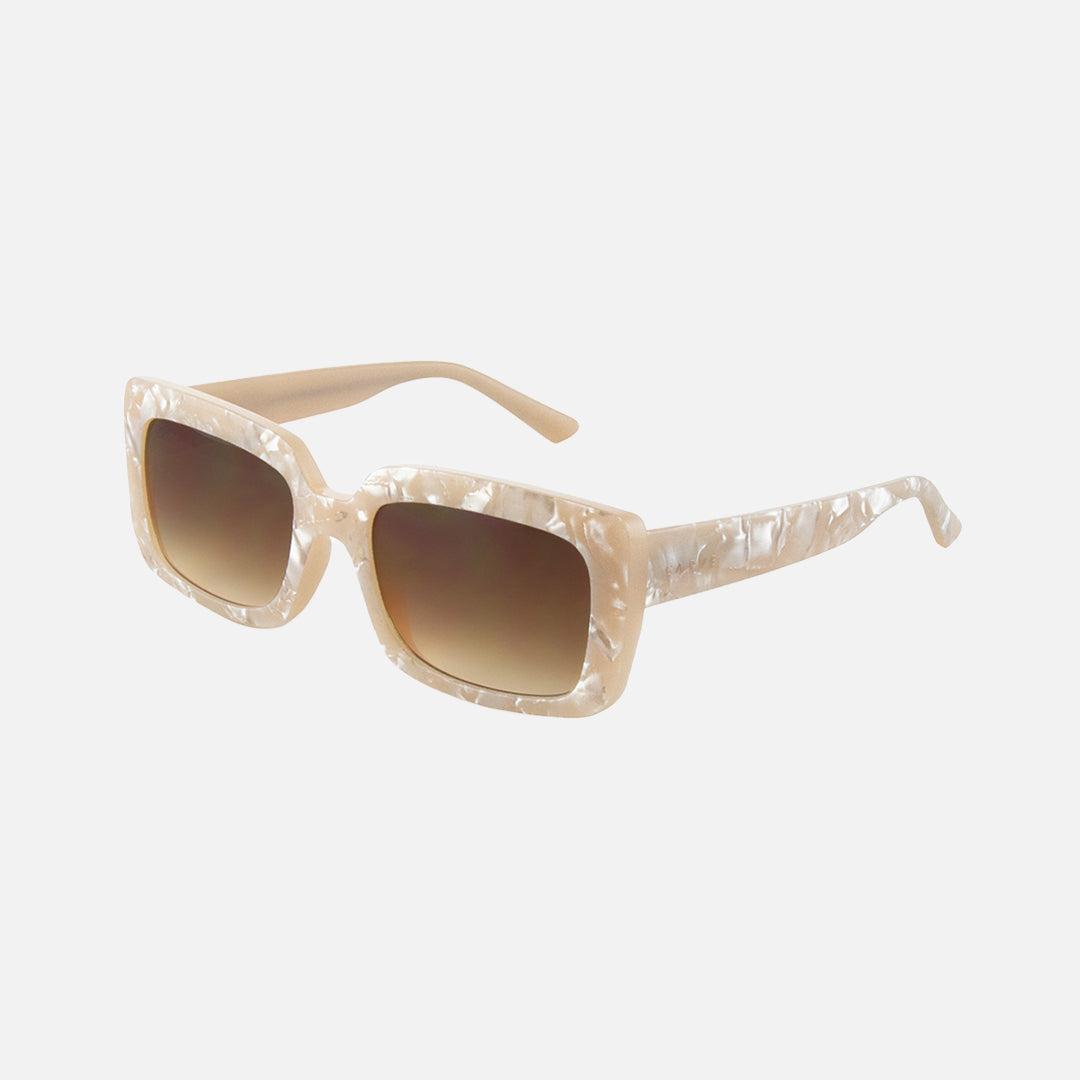Laguna - Creamy Quartz Frame with Brown Gradient Lens