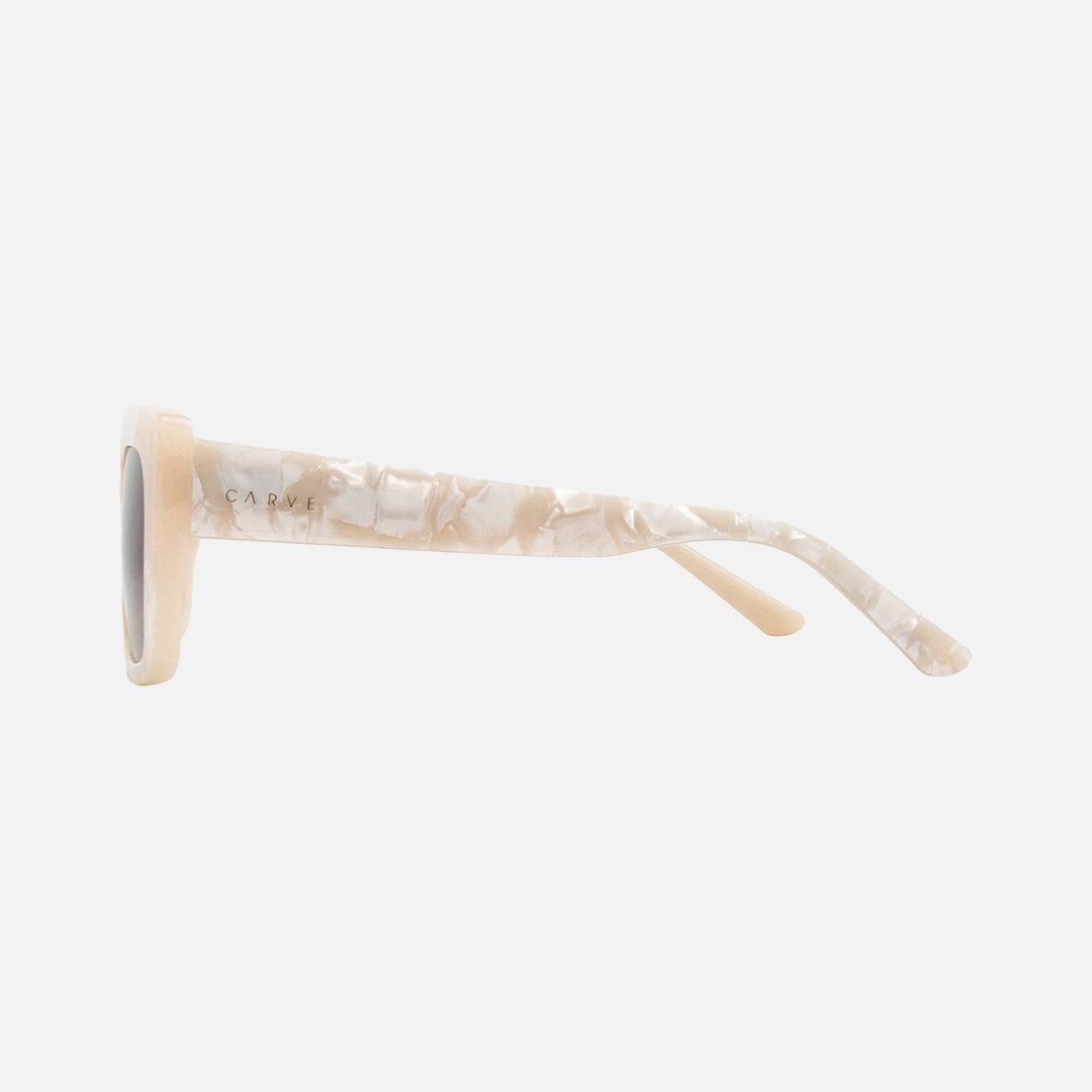 Laguna - Creamy Quartz Frame with Brown Gradient Lens