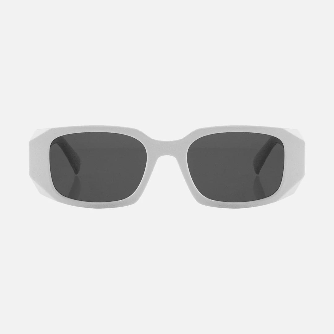 Milan - Gloss White Dark Grey Lens