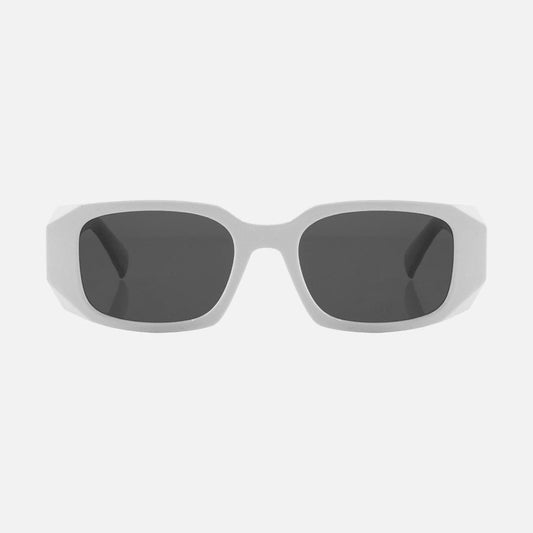 Milan - Gloss White Dark Grey Lens