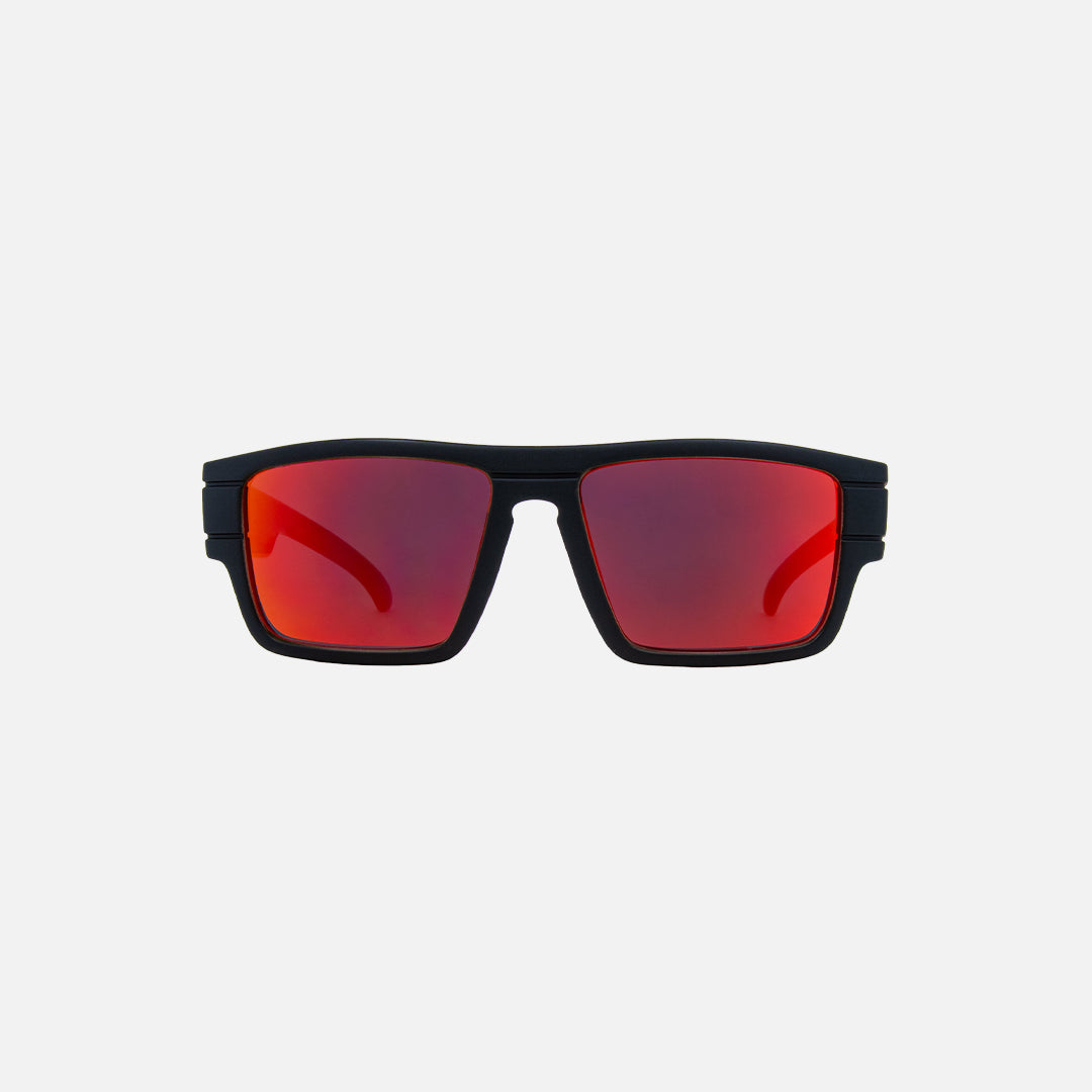 Sublime Jr - Matt Black Red Frame Red Iridium Lens