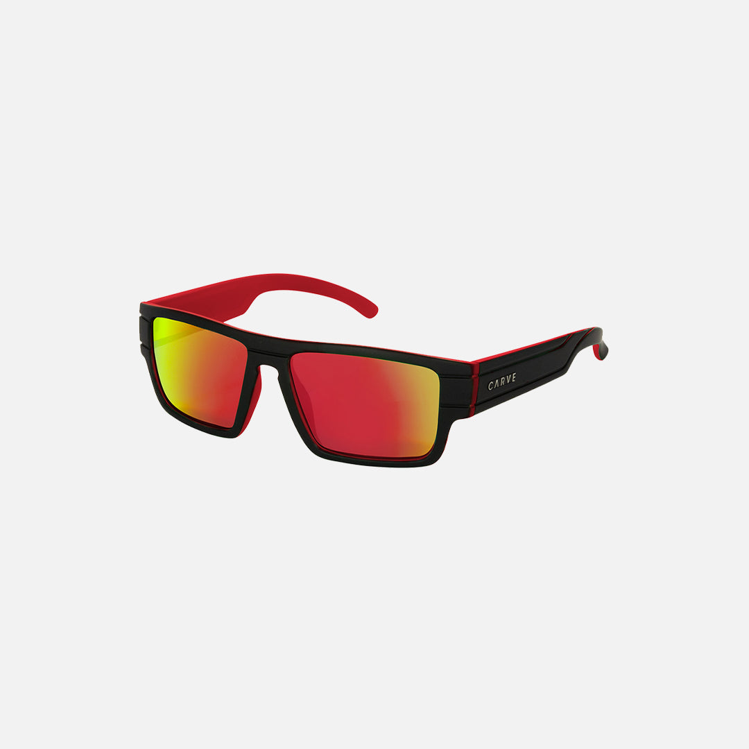 Sublime Jr - Matt Black Red Frame Red Iridium Lens