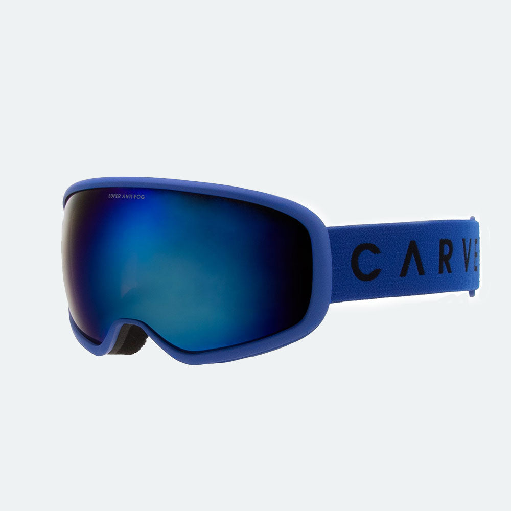 First Tracks - Matt Blue Frame, Grey Lens with Blue Iridium