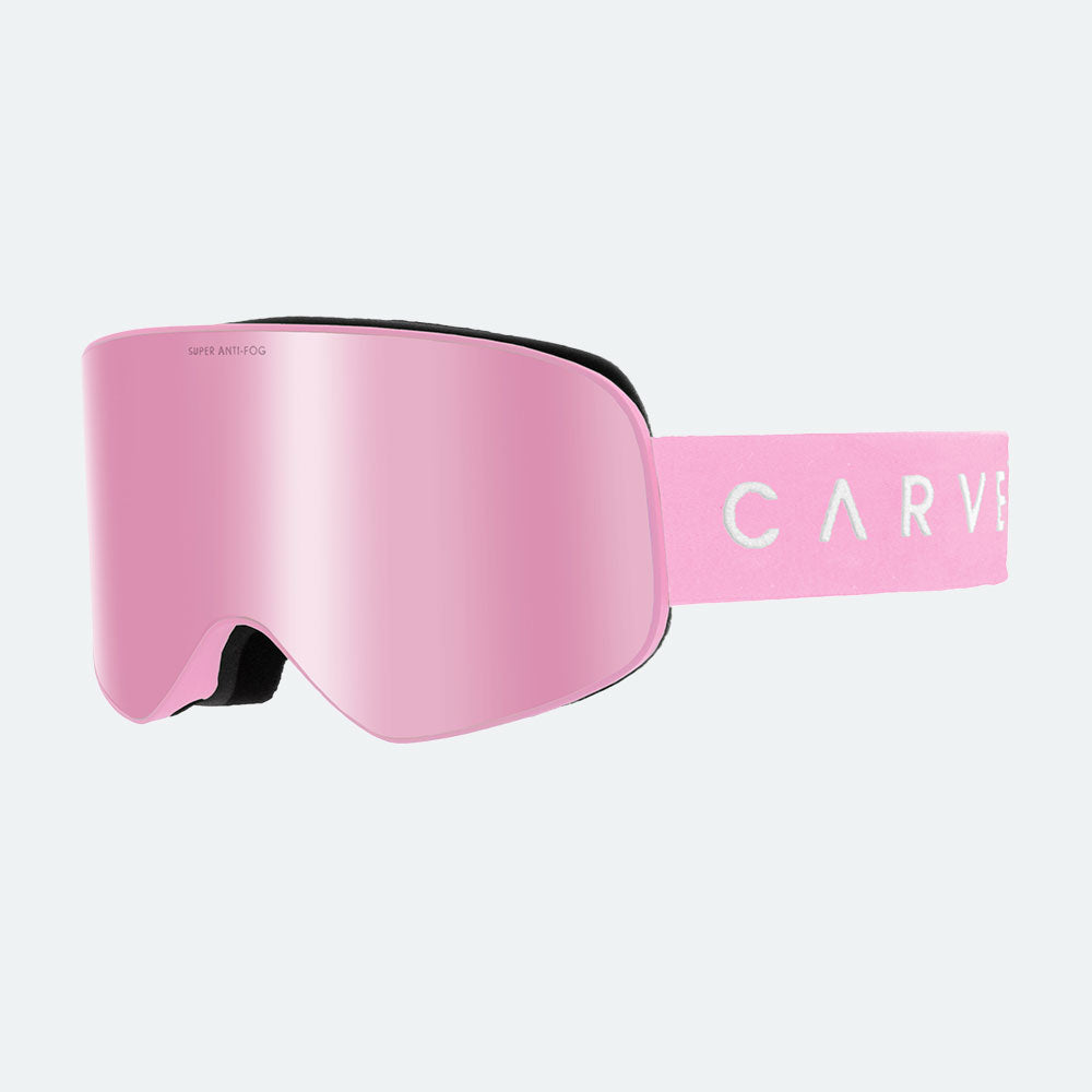 Frother S - Matt Pink Frame, Rose Lens with Pink Mirror
