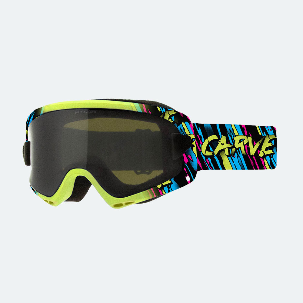 Clingon - Matt Green Frame, Yellow Lens with Grey Magnetic Overlay