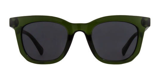 Nelson - Crystal Moss Green Frame with Grey Lens