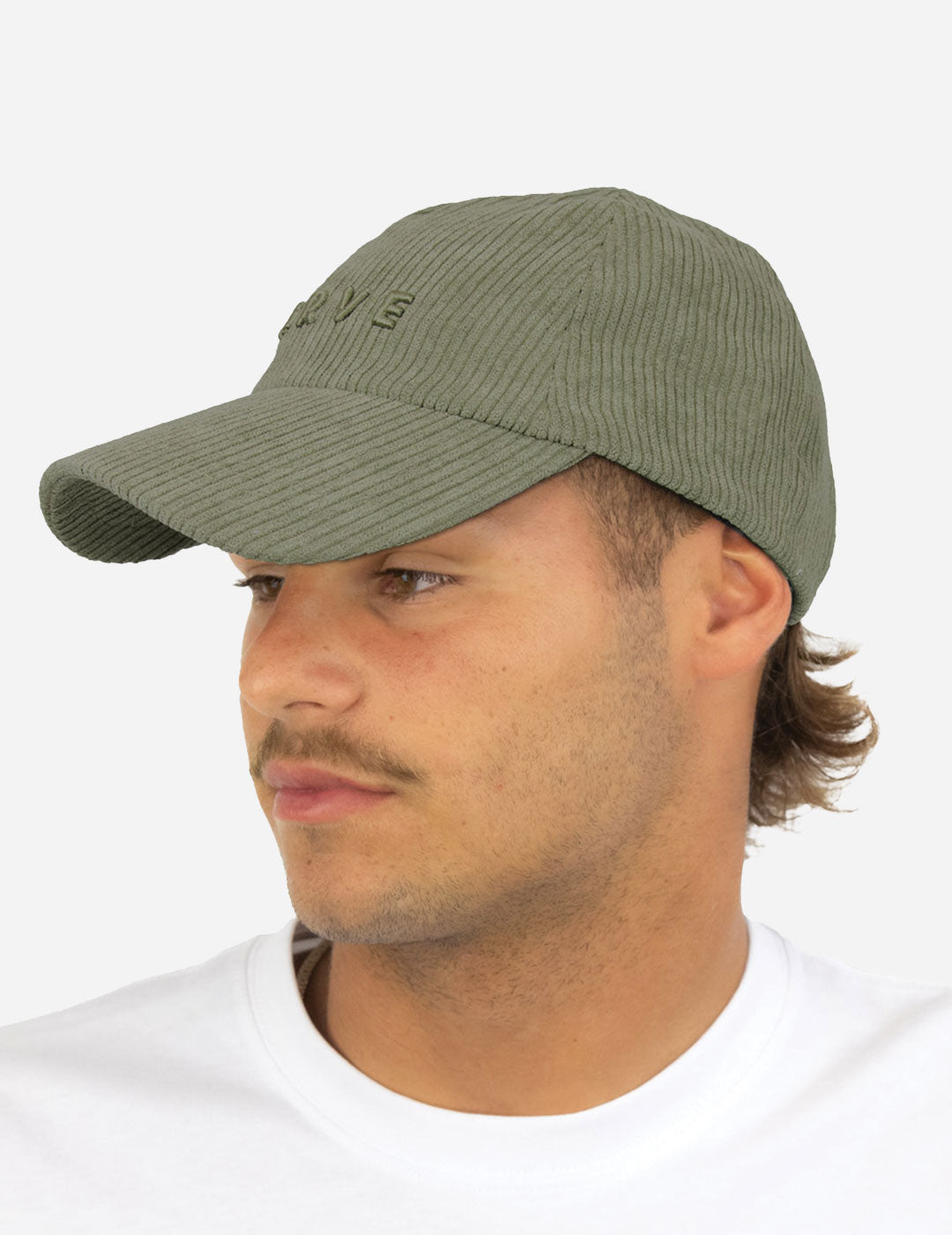 Manchester - Unisex Curved Peak Cap - Khaki
