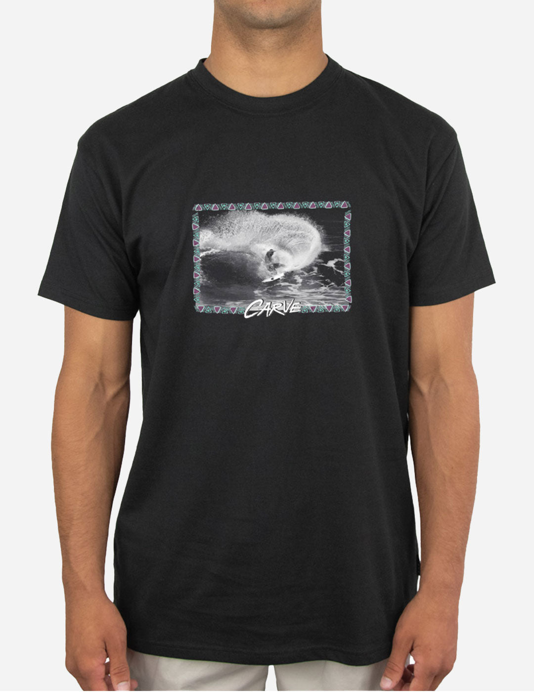 Mundaka - Mens Short Sleeve Tee - Black