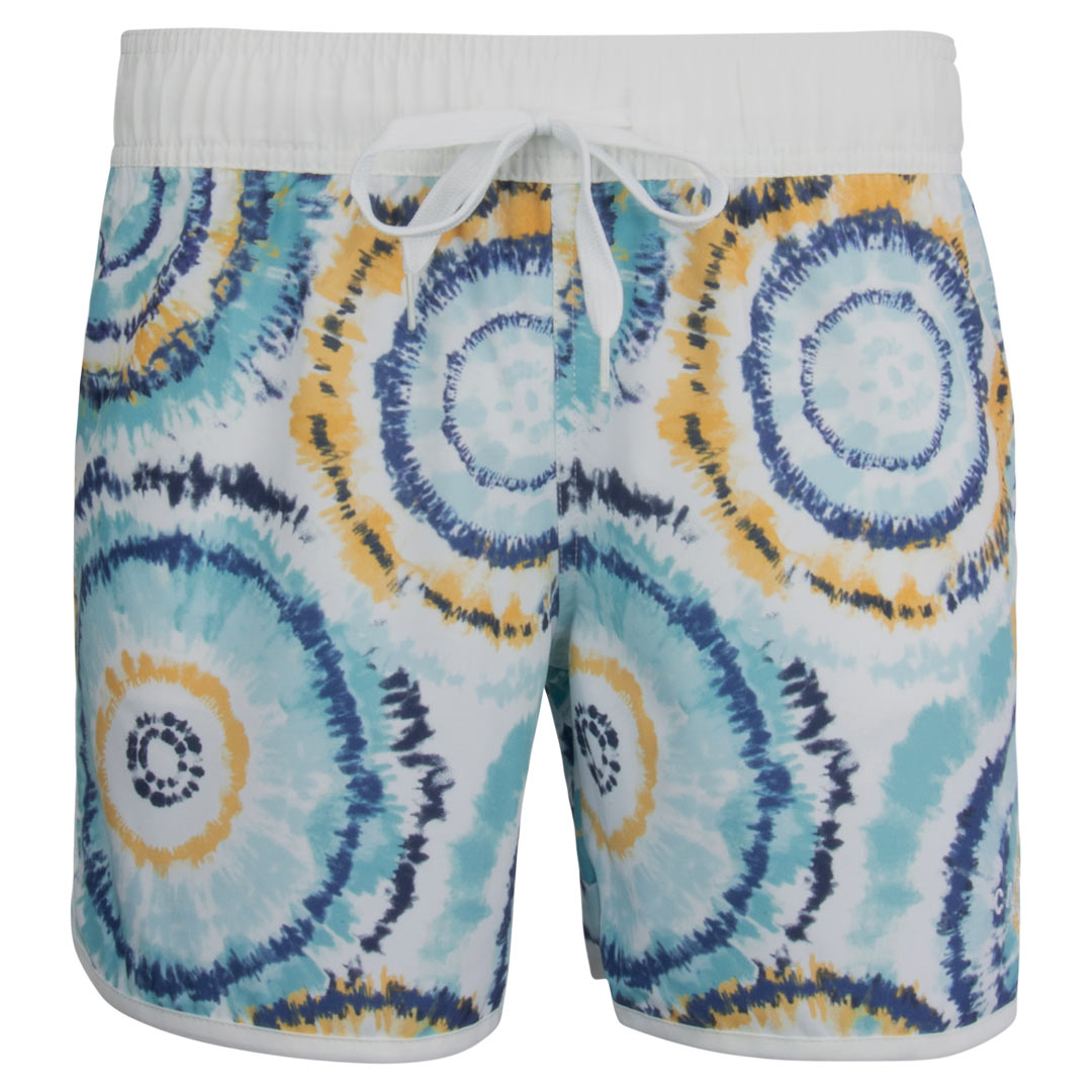 Shibori - Women's Boardshorts - White/Blue