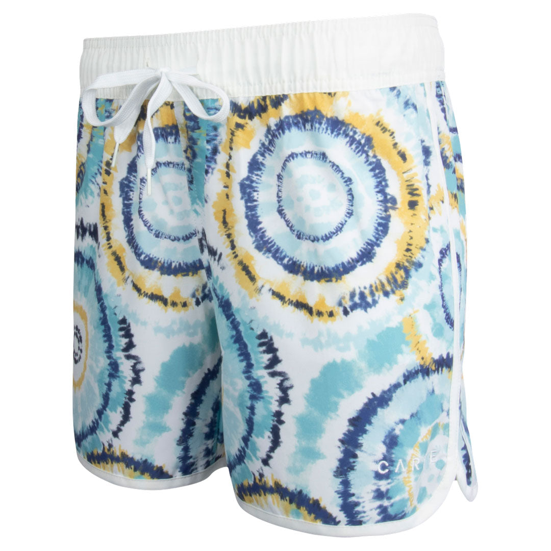 Shibori - Women's Boardshorts - White/Blue