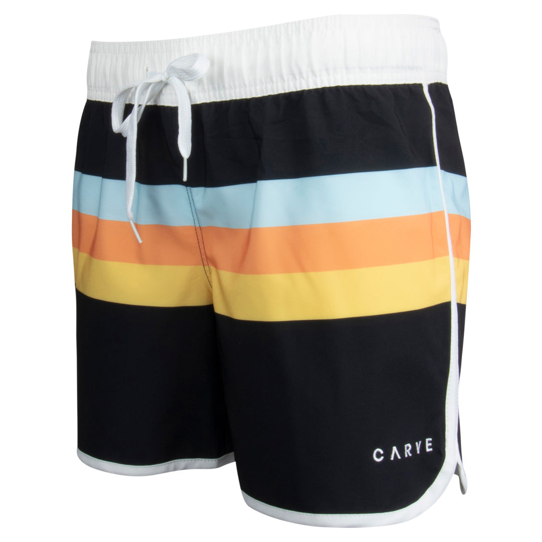 Vintage - Womens Boardshorts - Black/White