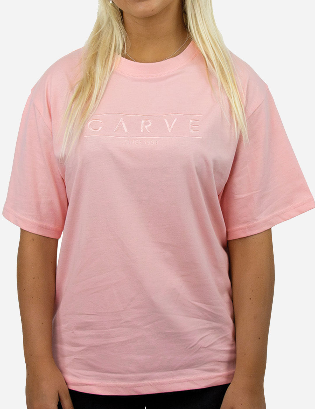 Series - Womens Short Sleeve Tee - Powder Pink