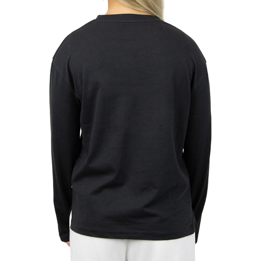 Signature - Women's Long Sleeve Tee - Washed Black