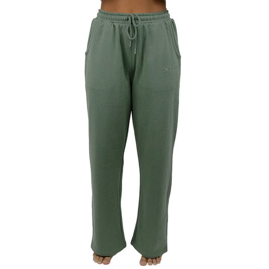 The Standard - Girl's Track Pant with Stralght Leg - Olive