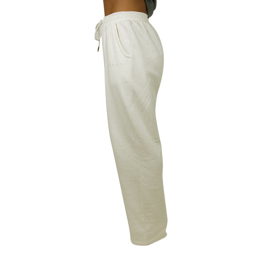 The Standard - Girl's Track Pant with Stralght Leg - Whipped Butter