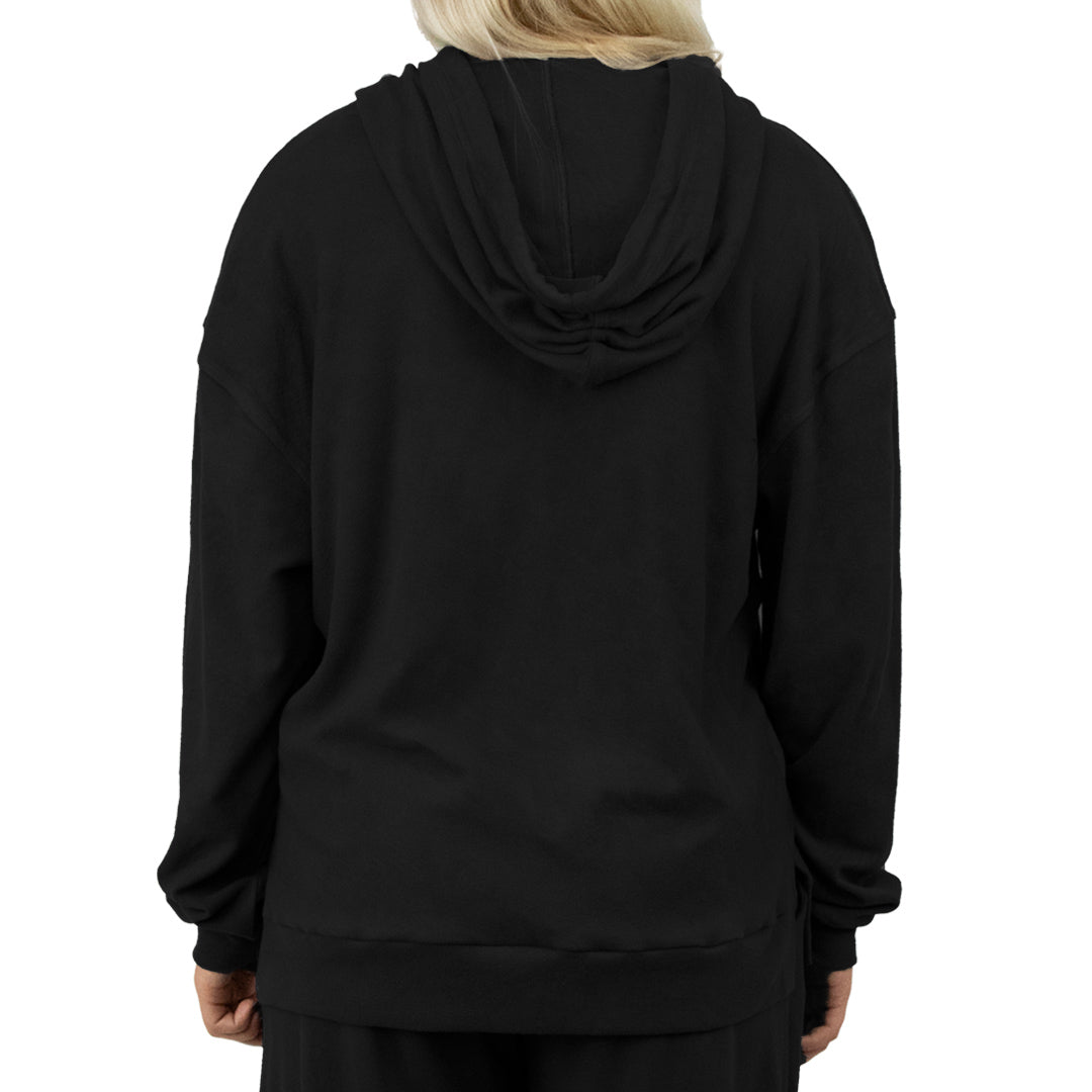 Comfort - Women's Pull Over Hoodie - Black