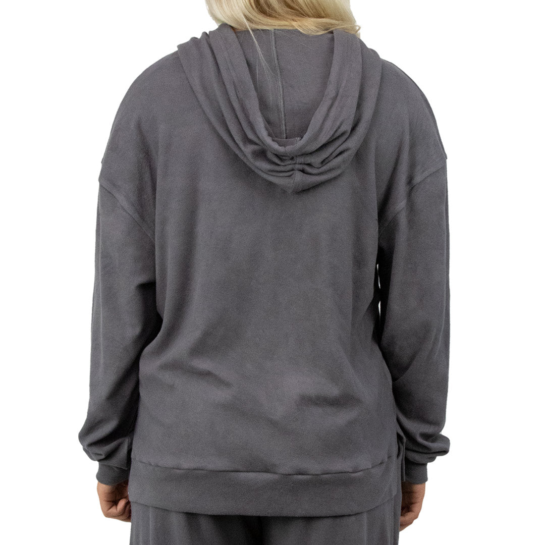 Comfort - Women's Pull Over Hoodie - Steel