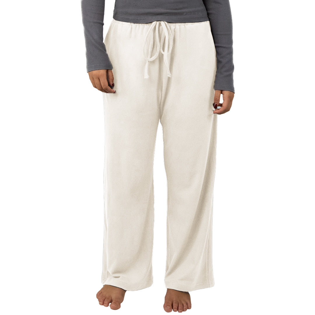 The Lounge - Girl's Elastic Waist Leisure Pant - Whipped Butter