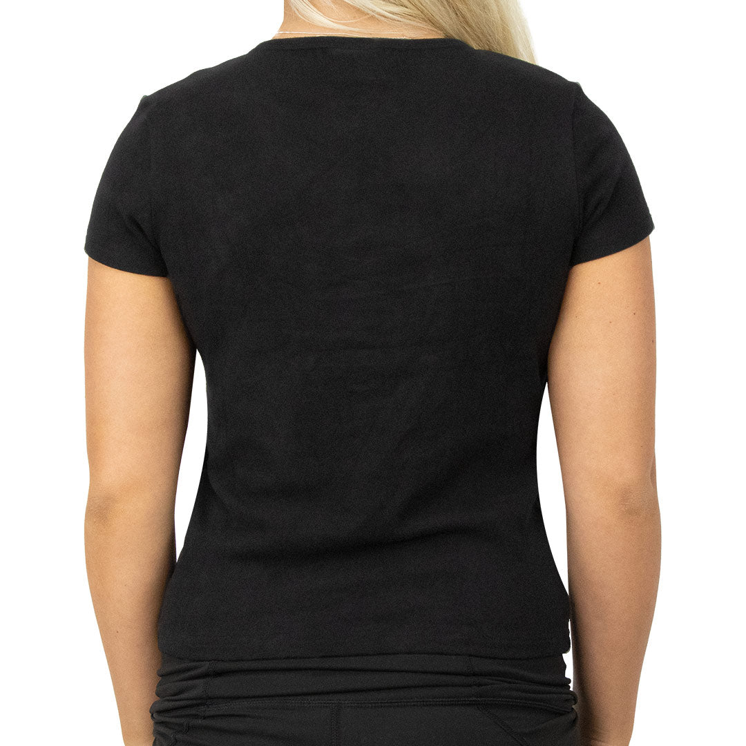 Elevate - Women's Short Sleeve Baby Tee - Black