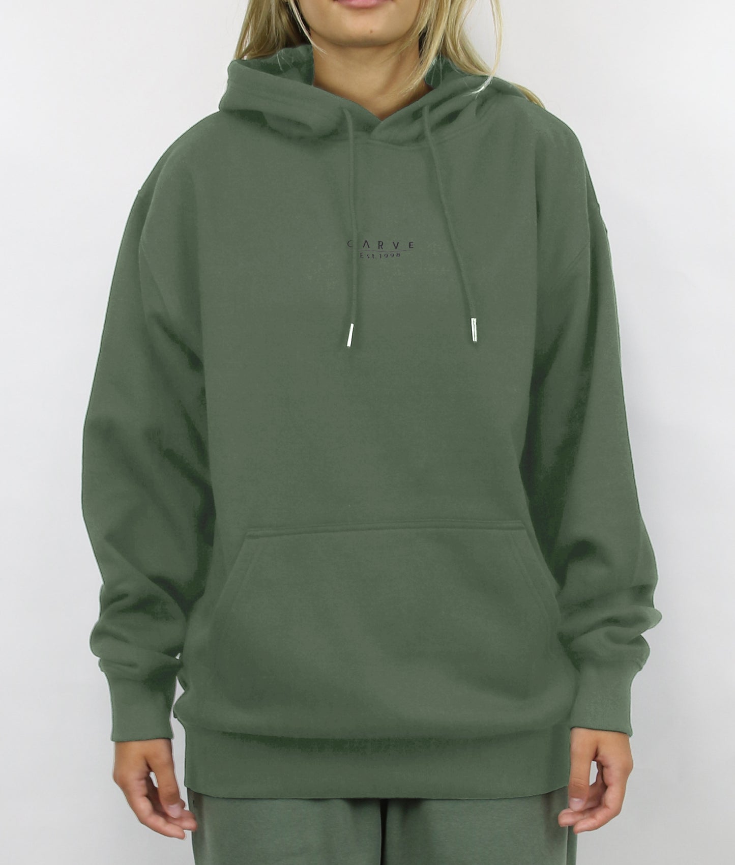 Series 2.0 Women's P/O Hoodie Fleece - Moss Green