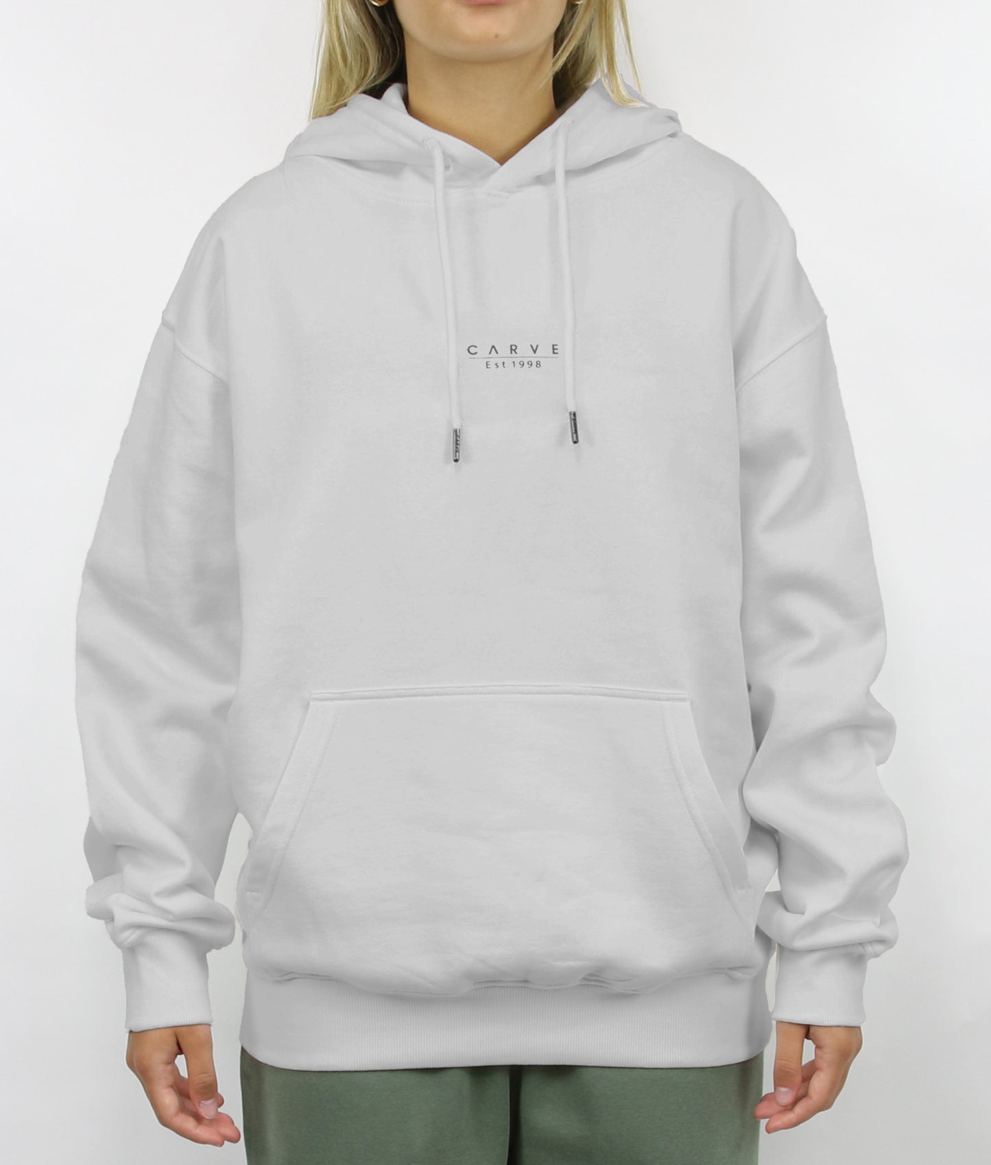 Series 2.0 Women's P/O Hoodie Fleece - White Marle