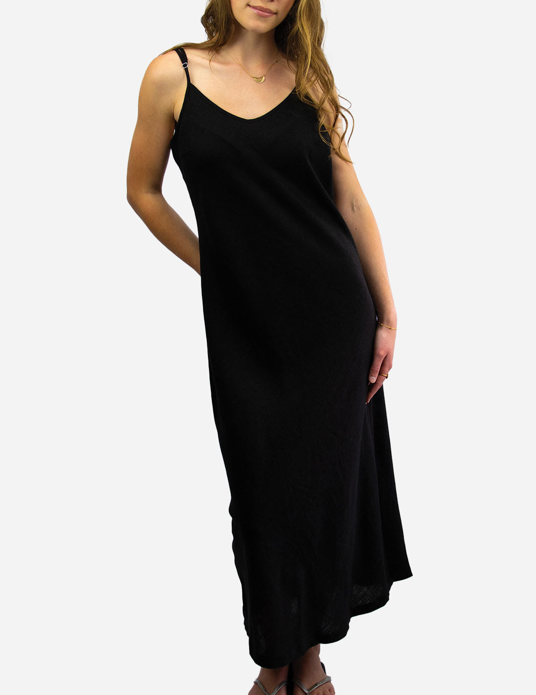 ALTO - Women's cami dress - Black