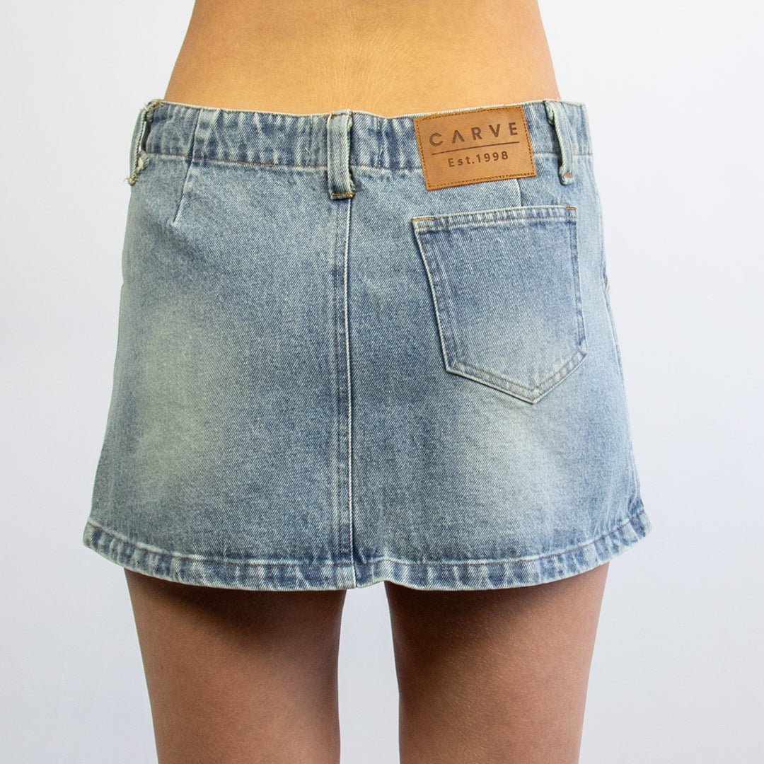 GIGI - Women's denim skirt - Blue