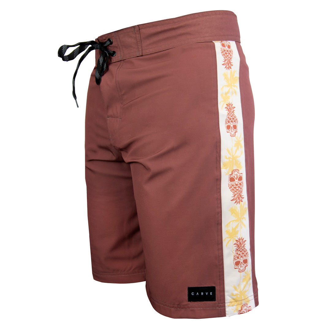 Skulked - Boys  Boardshorts - Rust