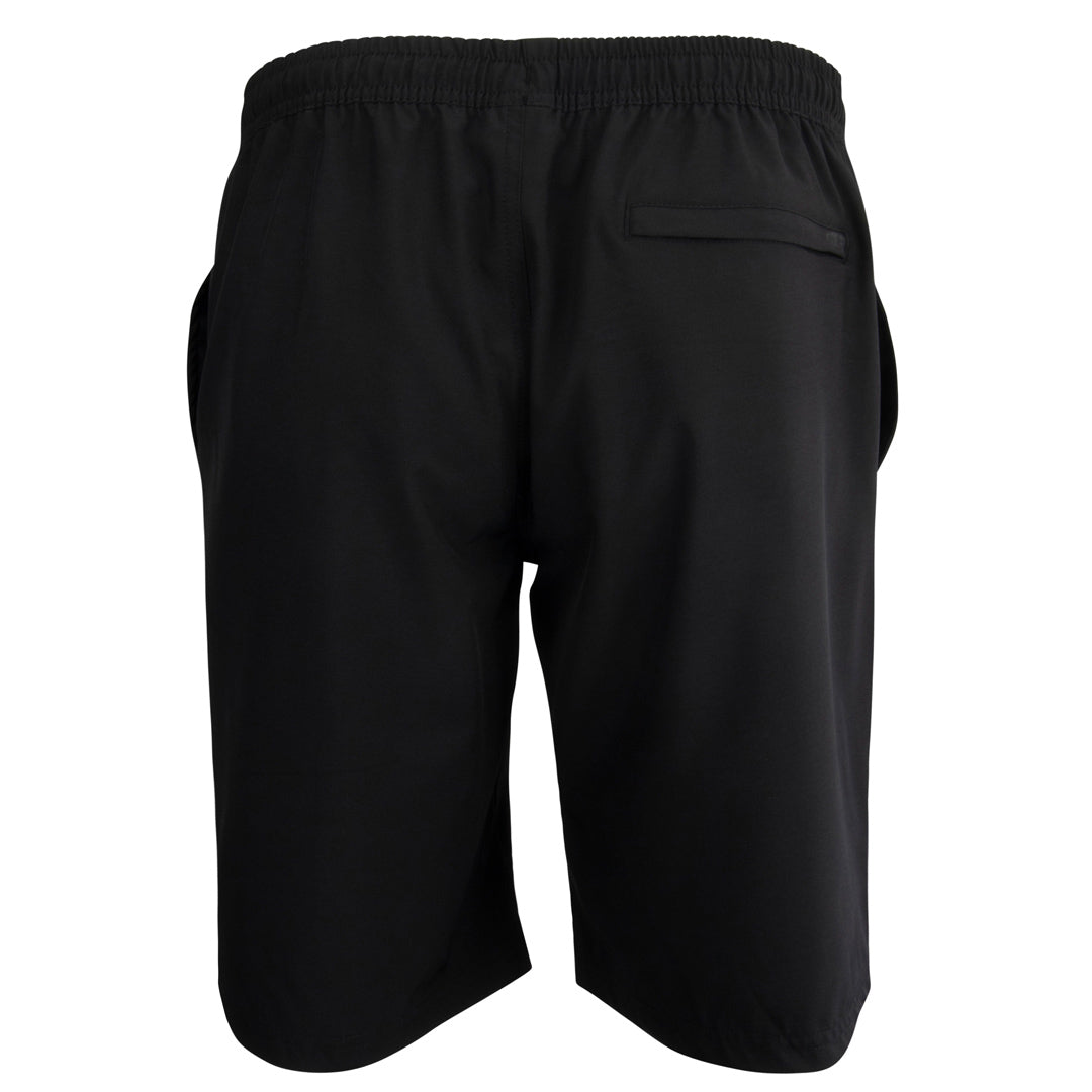 Power Up - Boys Elastic Waist Boardshort - Black